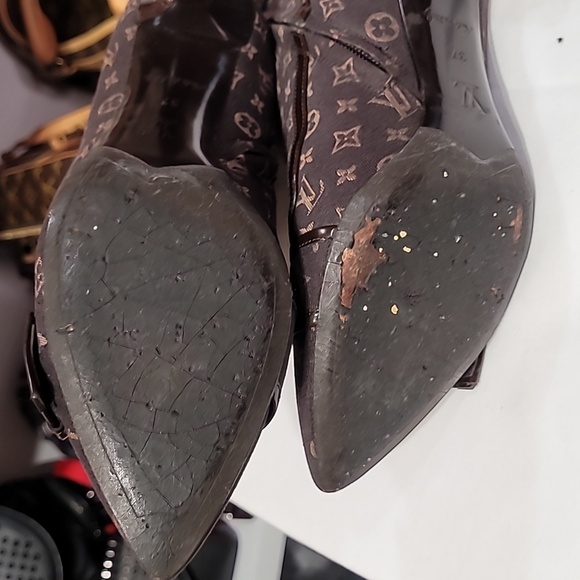 Louis Vuitton sherry line shoe boots  sz 37 - Picture 7 of 15